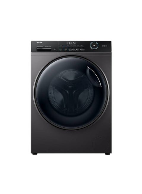 Washing Machine  9 KG Front Loading ,WiFi Haismart Direct Motion inverter Motor 525mm Super Drum Steam - HW90-B14959S8TU1 Dark Silver