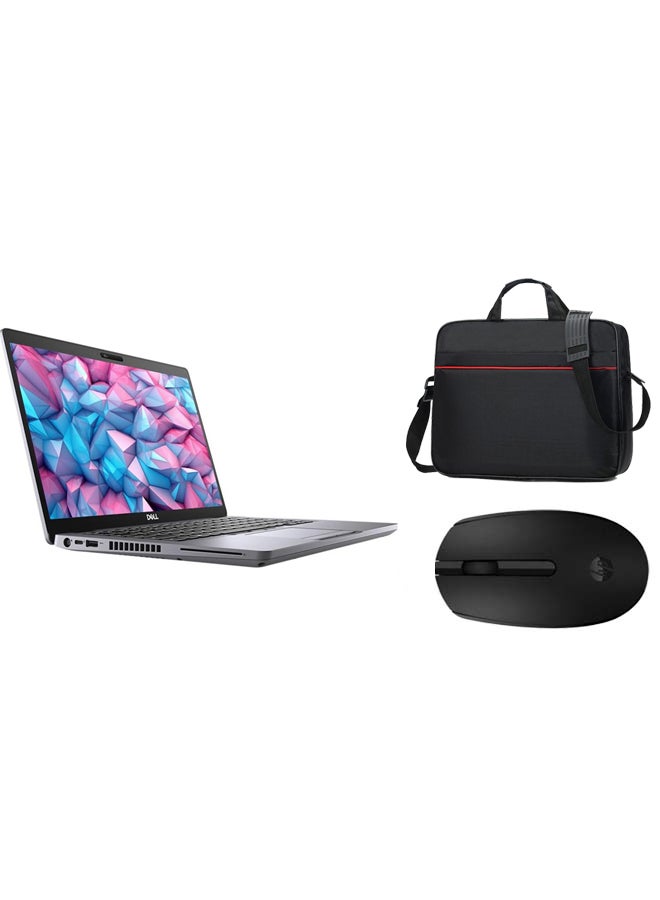 DELL - Latitude 5410 (Upgraded Version) Laptop With 14-Inch Display, Core i5 Processor/16GB RAM/512GB SSD/Intel Iris XE Graphics/Windows 11 English Grey (Mouse + Bag) - Image 1