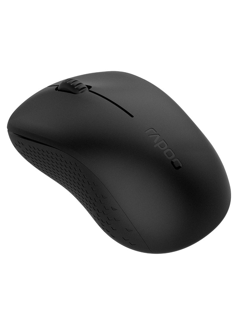 Rapoo M160 Multi Mode Silent Bluetooth Black Mouse  - Image 1