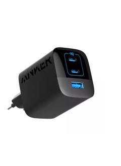 Anker 67W USB C Charger, 3 Port PIQ 3.0 Compact and Foldable Fast Charger for MacBook Pro, iPad, Galaxy, Pixel, iPhone and More Black