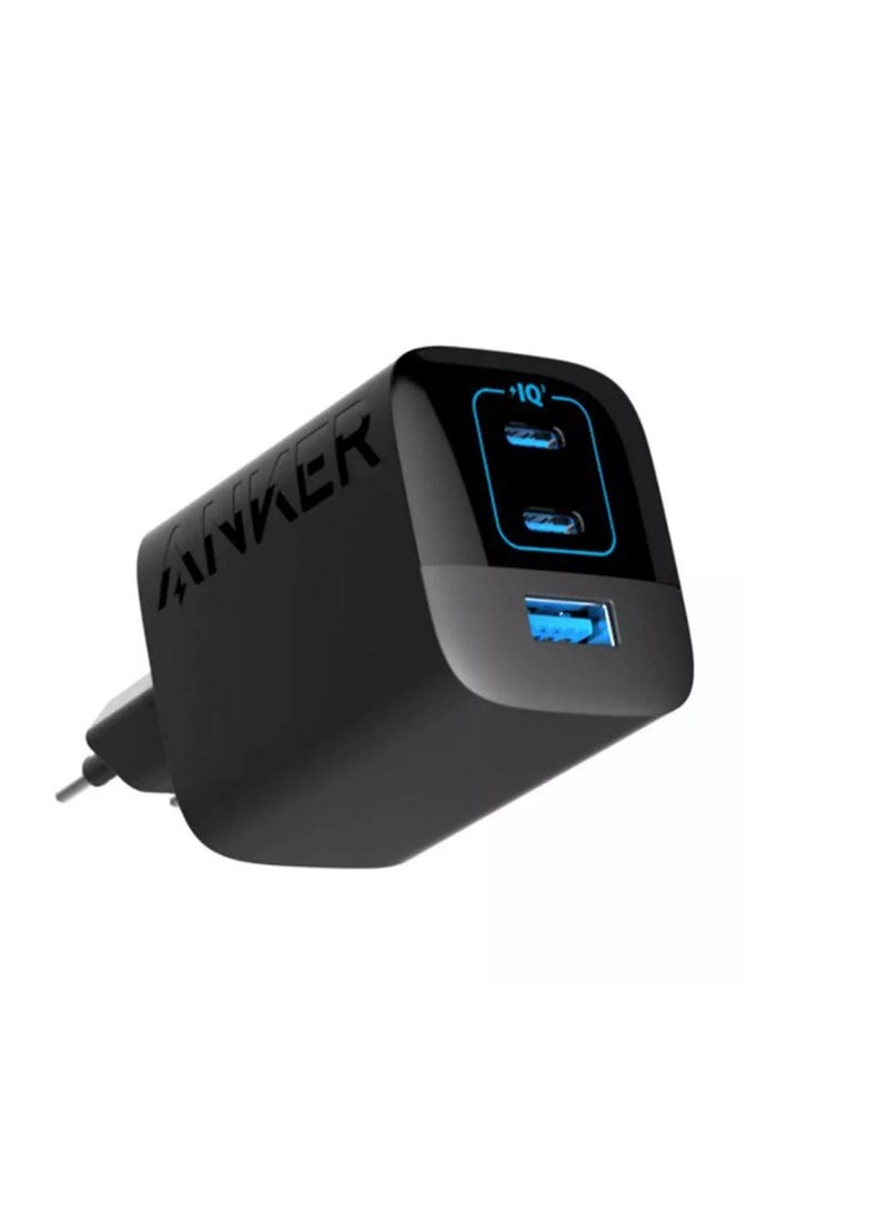 Anker Anker 67W USB C Charger, 3 Port PIQ 3.0 Compact and Foldable Fast Charger for MacBook Pro, iPad, Galaxy, Pixel, iPhone and More Black  - Image 1