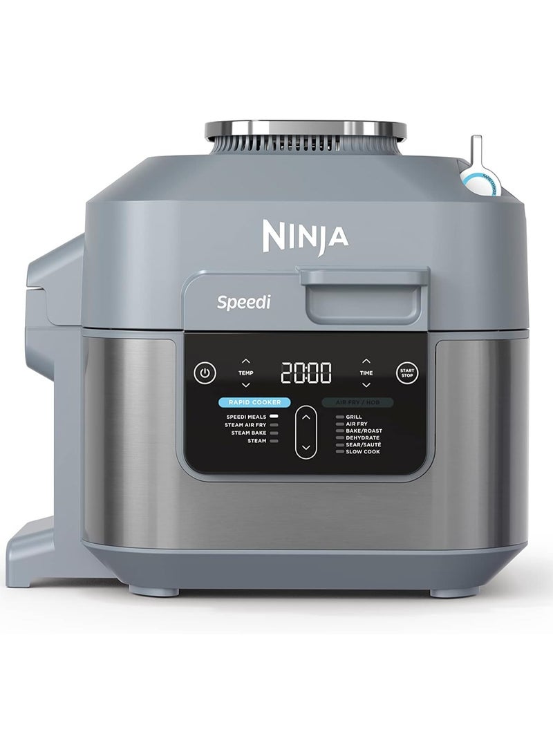 Ninja - Speedi 10-in-1 Rapid Cooker and Air Fryer | Rapid Cooking System | Meals for 4 in 15 Minutes | 10 Functions | Cooks 4 Portions | Dishwasher Safe | Sea Salt Grey | 5.7 L 1760 W ON400UK/EU Grey - Image 1