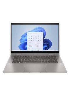 HP 2023 Envy x360 2-In-1 (Upgraded Version) Laptop With 15.6 Inch FHD Display, Core i7-1355U Processor/64GB RAM/1TB SSD/Intel Iris XE Graphics/Windows 11 Pro English Platinum Grey (Mouse +  Bag)  - Image 2