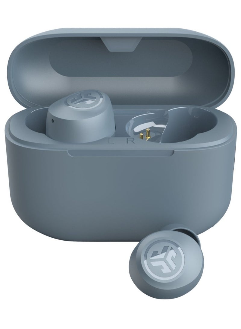 Jlab Go Air Pop True Wireless Bluetooth Earbuds with Touch Sensors, Bluetooth 5.1 Connection, 3 EQ Sound Settings Signature, 32+ Hours Playtime Slate  - Image 1
