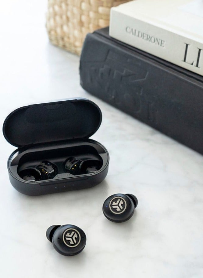Jlab Jbuds Air Pro True Wireless Bluetooth Earbud with Wear Detect Sensor, Everyday Proof IP55, can connect to Multiple Devices with Bluetooth Multipoint, 36+ Hours Bluetooth Playtime Black  - Image 5