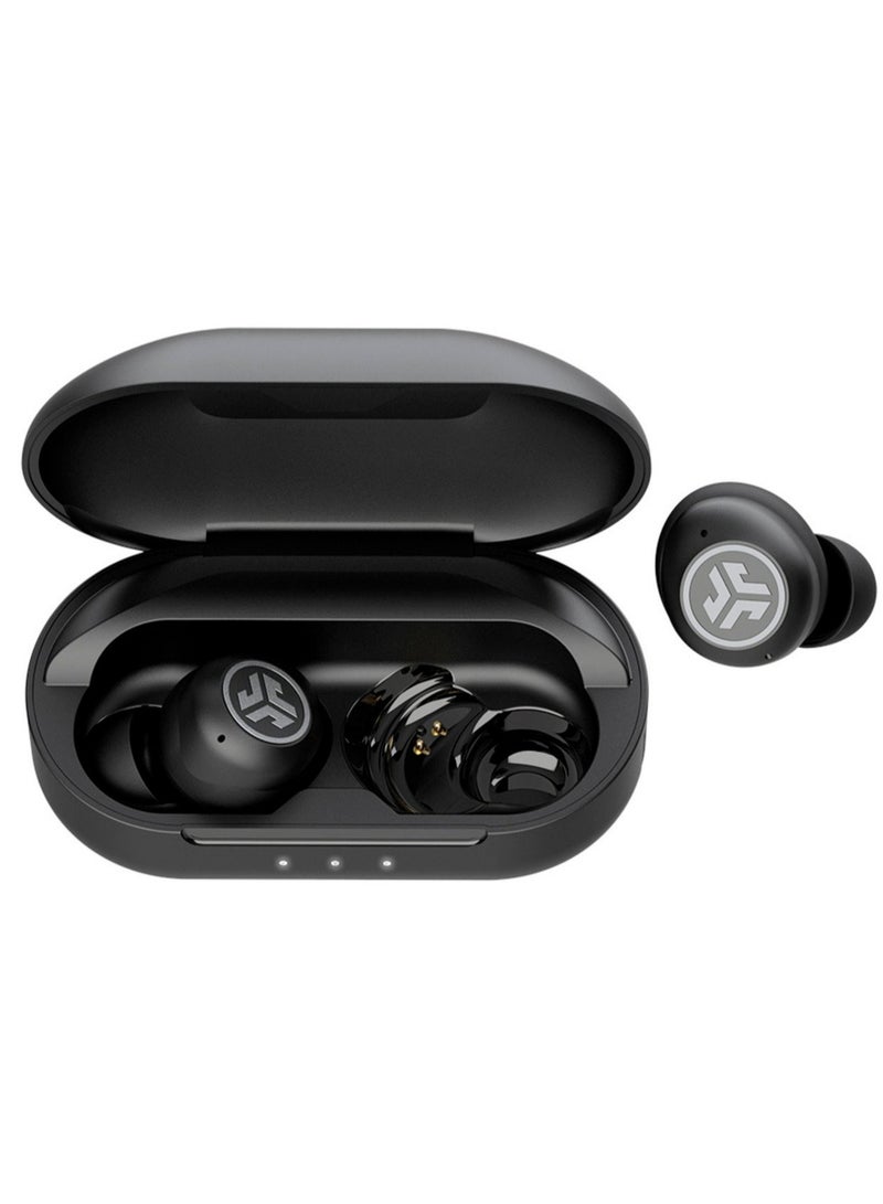 Jlab Jbuds Air Pro True Wireless Bluetooth Earbud with Wear Detect Sensor, Everyday Proof IP55, can connect to Multiple Devices with Bluetooth Multipoint, 36+ Hours Bluetooth Playtime Black  - Image 3