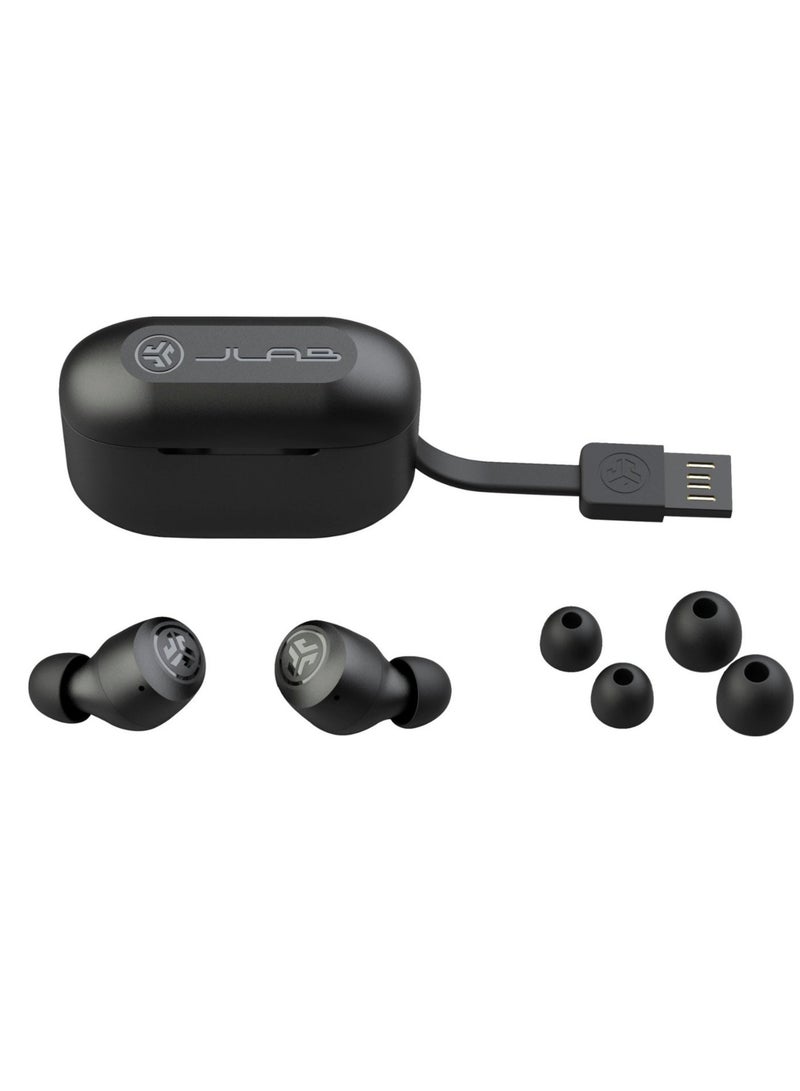Jlab Go Air Pop True Wireless Bluetooth Earbuds with Touch Sensors, Bluetooth 5.1 Connection, 3 EQ Sound Settings Signature, 32+ Hours Playtime Black - Image 4