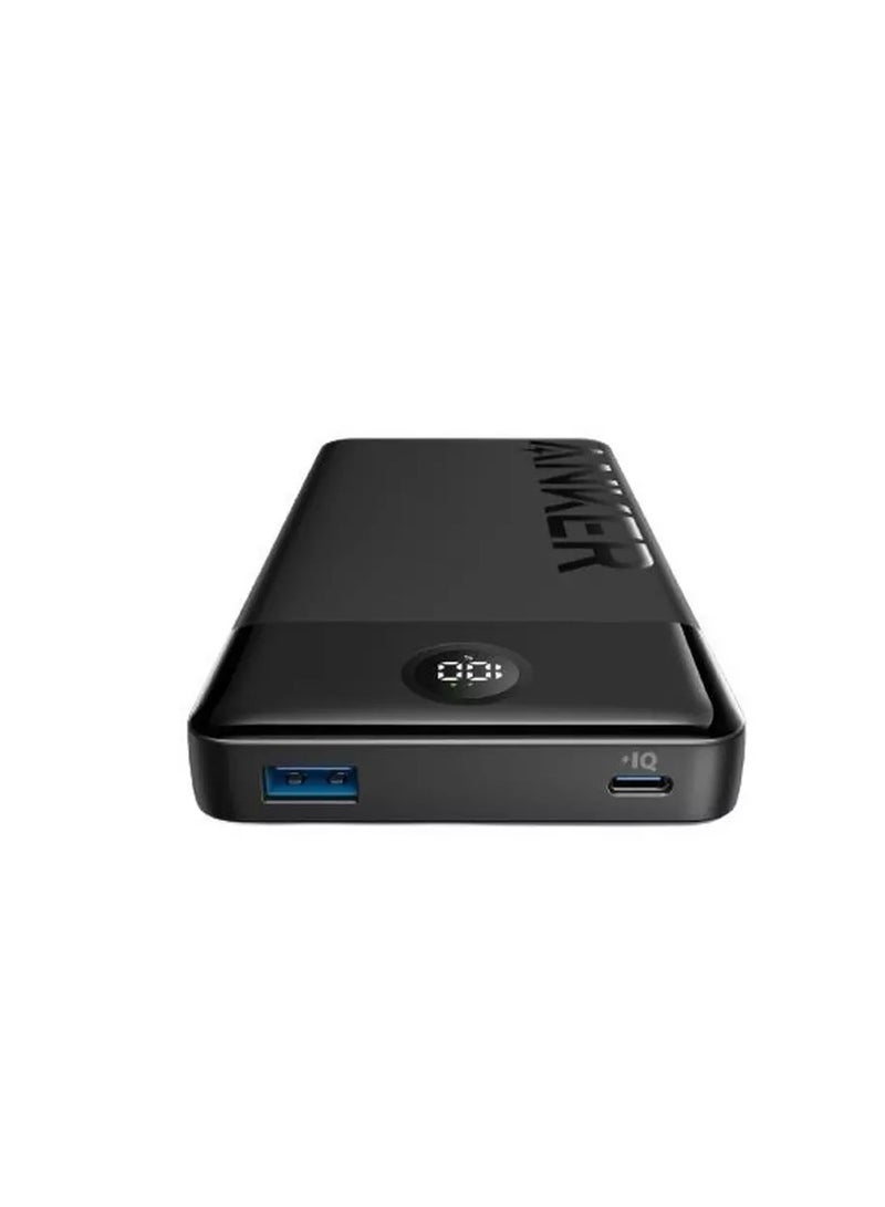 Anker - 10000 mAh Anker External Battery, 324 Power Bank with 2 Ports, Fast Charging 12W for iPhone 15 14 13 Pro, Huawei, iPad Pro/Air, Samsung Galaxy and Plus Encore, Black - Image 1