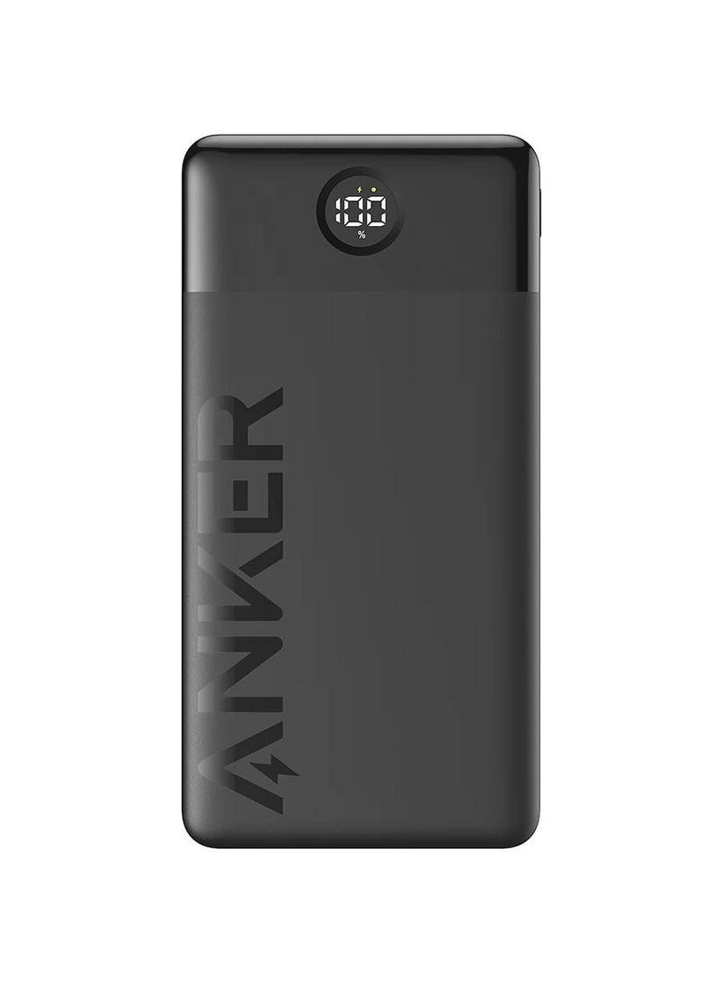 Anker - 10000 mAh Anker External Battery, 324 Power Bank with 2 Ports, Fast Charging 12W for iPhone 15 14 13 Pro, Huawei, iPad Pro/Air, Samsung Galaxy and Plus Encore, Black - Image 1