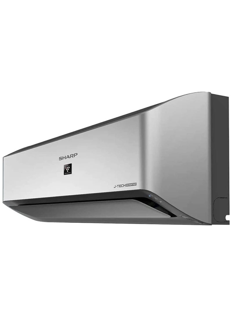 شارب مكيف هواء شارب سبليت 2.25 حصان بارد - ساخن انفرتر بلازما كلاستر فضي AY-XP18YHES - Image 1