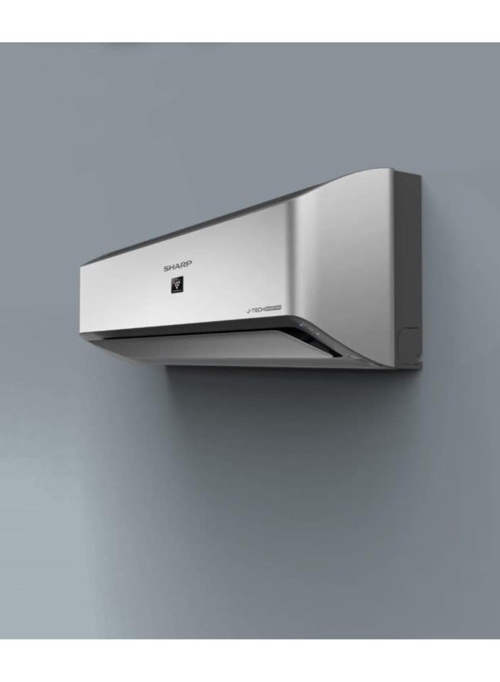 شارب مكيف هواء شارب سبليت 2.25 حصان بارد - ساخن انفرتر بلازما كلاستر فضي AY-XP18YHES - Image 2