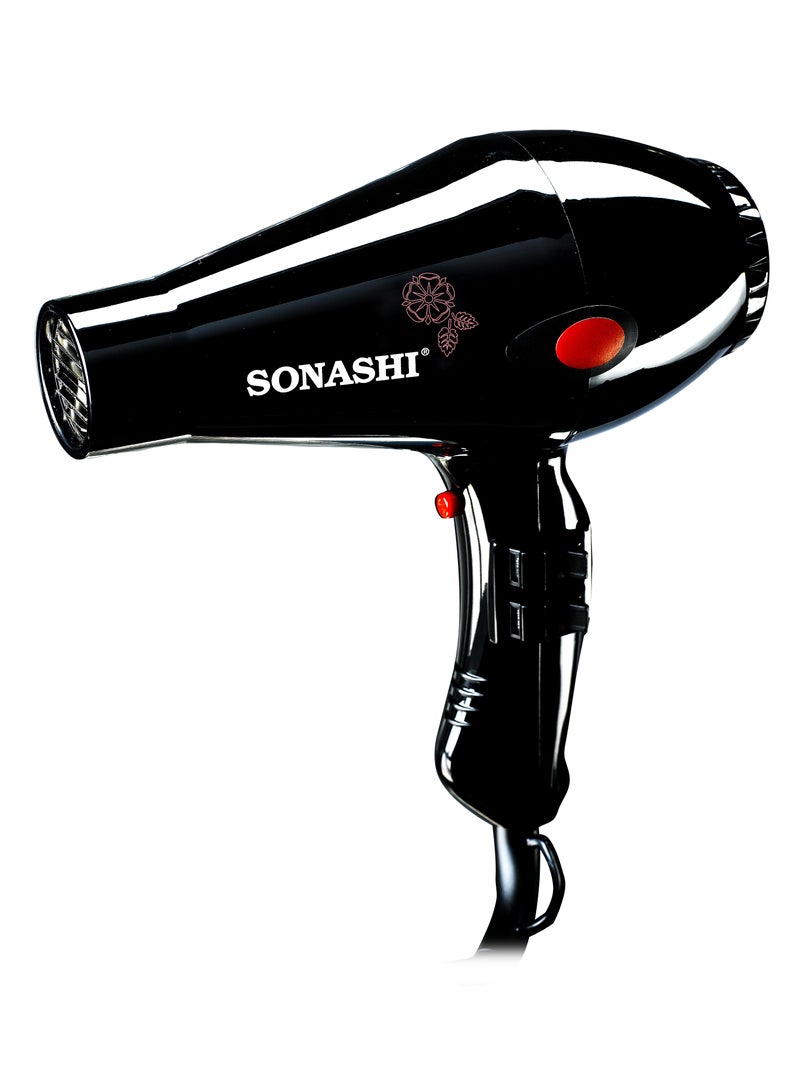 SONASHI - 3 Piece Hair Styling Set Straightener, Curler And Dryer Combo Black - Image 1