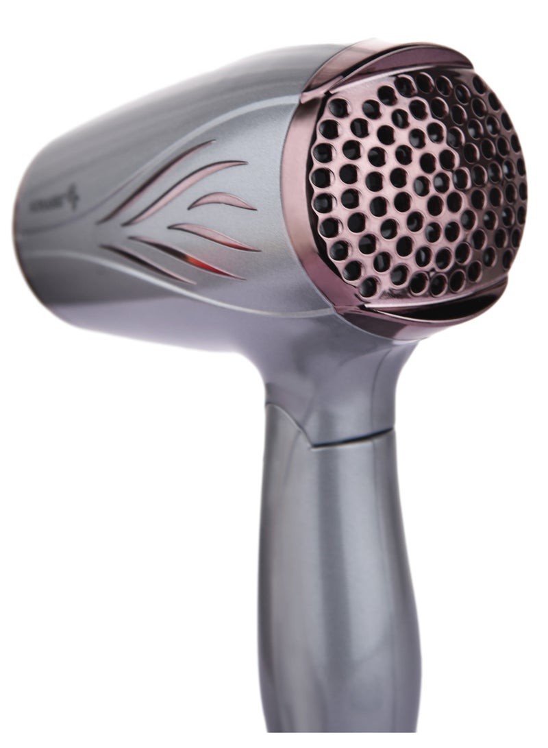 SONASHI Hair Dryer  Powerful Drying Performance With 2 Heat And 2 Speed Settings Lightweight And Portable With Overheat Protection Foldable Handle For Easy Storage Travel Friendly Professional Hair Dryer  SHD-5005N Grey/Maroon  - Image 5