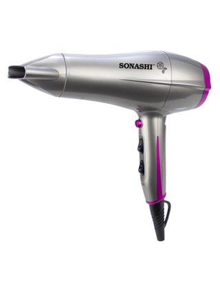 Powerful Hair Dryer With 2 Speed And 3 Heat Settings, Cool Shot Function Hot and Cold, Wind, DC Motor, Hang-up Hook, Overheat Protection, Concentrator Nozzle For Powerful Drying Performance SHD-5010 Silver/Pink - pnsku/N70097568V/45/_/1722571381/ebc6288a-a068-4f04-8814-fe26ce2e9621
