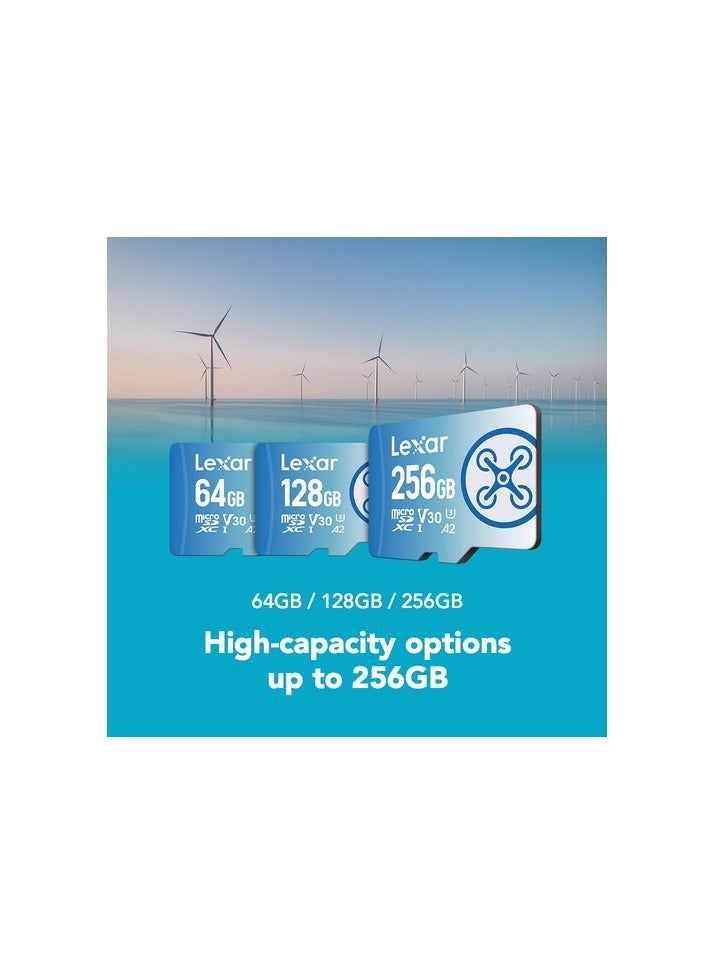 Fly 64gb Microsdxc Uhs-i Cards, Up To 160mb/s Read And 60mb/s Write C10 A2 V30 U3 64 GB