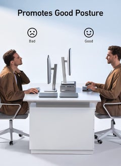 Anker 675 USB-C Docking Station (12-in-1, Monitor Stand) with 10Gbps USB-C Ports, 4K@60Hz HDMI Display, for Wireless Charging Pad, Lenovo ThinkPad, MacBook Pro M1 / M2 and More USB-C Devices Black  - Image 4