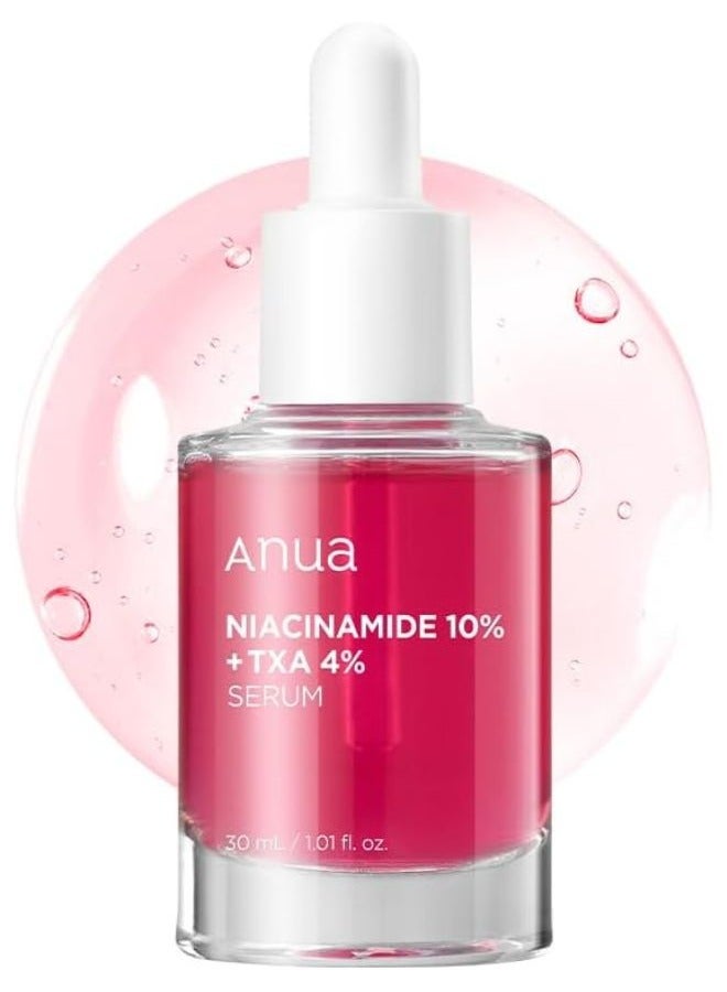 Anua Niacinamide 10% + TXA 4% Serum 30ml, for Sensitive skin, Korean Glass Skin, Fragrance-Free 30ml  - Image 1