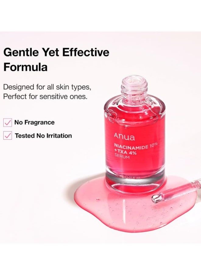 Anua Niacinamide 10% + TXA 4% Serum 30ml, for Sensitive skin, Korean Glass Skin, Fragrance-Free 30ml  - Image 3