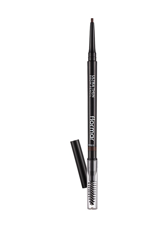 flormar Ultra Thin Brow Pencil Pcl-03 Brown  - Image 1