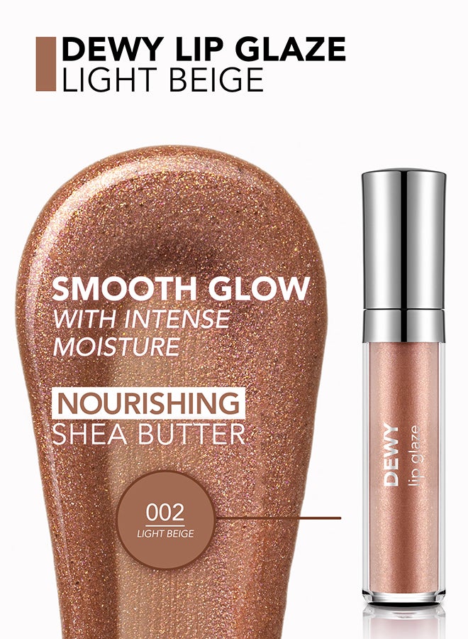 flormar Dewy Lp Glz Lgs New-002 Light Beige - Image 5