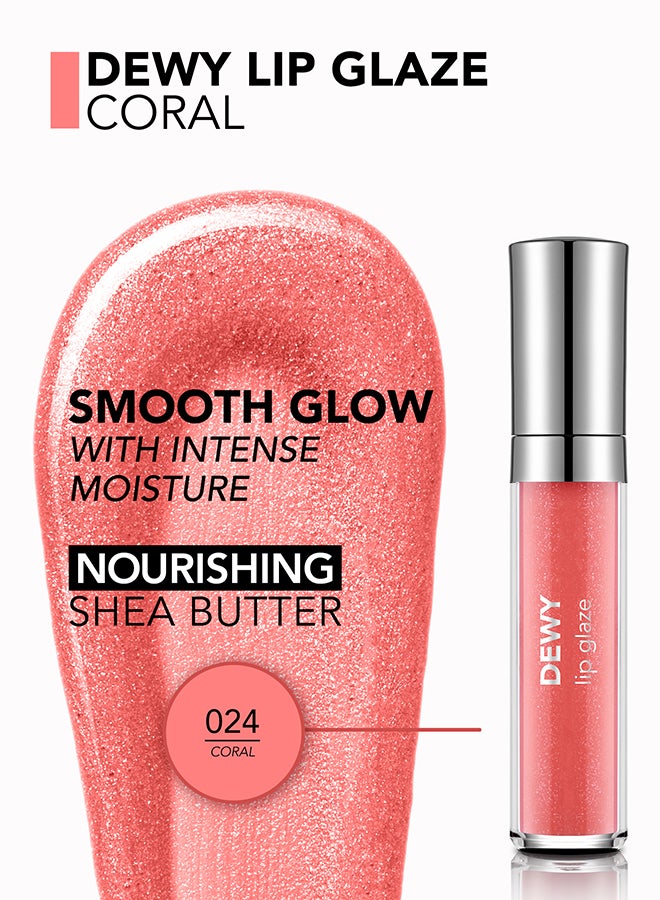 flormar Dewy Lp Glz Lgs New-024 Coral - Image 5