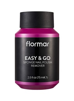 flormar Easy And Go Sponge Nail Polish Remover Black  - Image 1