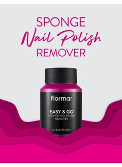 flormar Easy And Go Sponge Nail Polish Remover Black  - Image 2