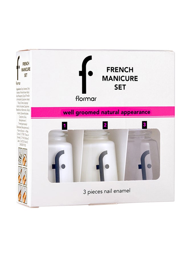flormar French Manucure Set-319 Clear - Image 1