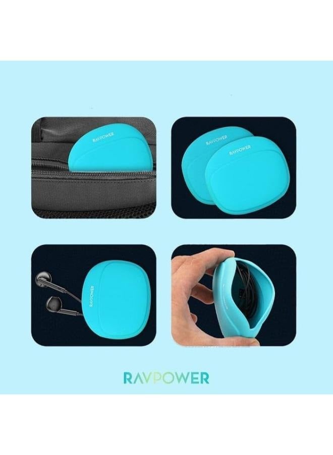 RAVPOWER Wired Earphone with Type C Plug Black  - Image 4
