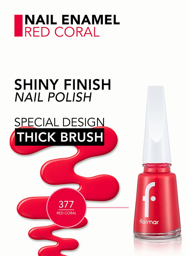 فلورمار Flormar  Fne-377 Red Coral New - Image 5