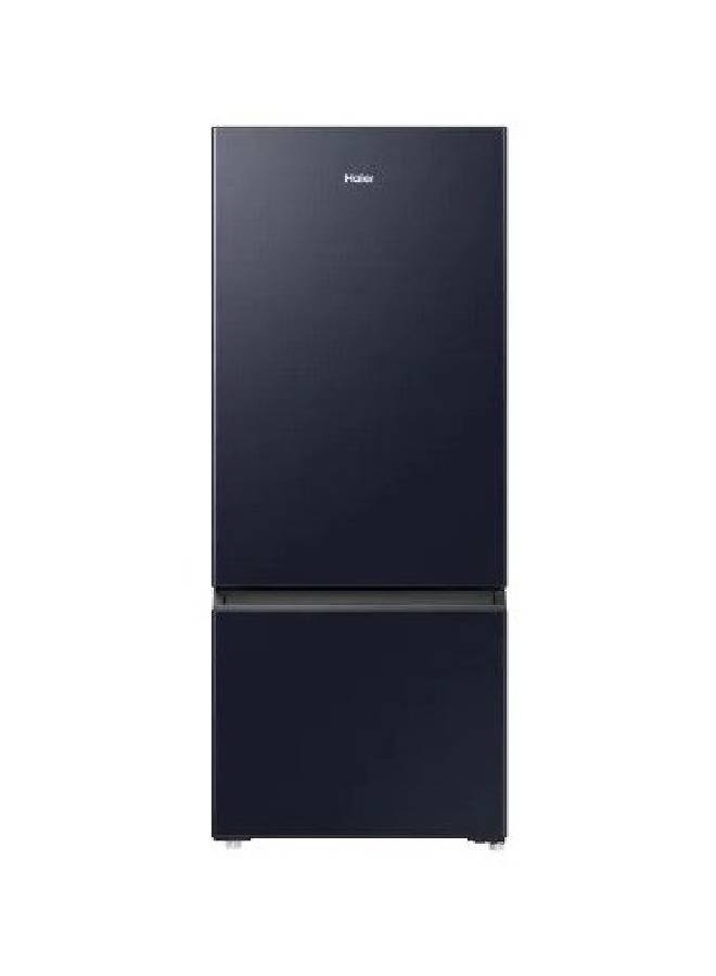 Haier Refrigerator 2-Door , Bottom Mount, Humidity Zone, Super Cool and Super Freezer, Multi-Zone Air, TWIN-Inverter 433 Liter (Net Capacity)- Black Metal Color - ‎HRF-460BMBM black - Image 2