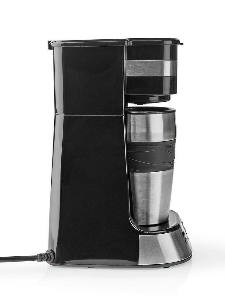 Sonifer Automatic  Filter Coffee Maker With LCD/Timer+Travel Mug(SF-3566) 0.42 L 650 W SF-3566 black - Image 4