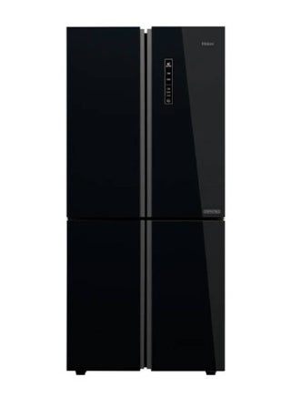 Refrigerator 4 Doors (Bottom freezer) -Humidity & Dry zone - TWIN-Inverter - ABT Filter - Super Cool & Super Frez - 502 L- Black Glass Color - HRF-550TDBG black - pnsku/N70097830V/45/_/1730815880/67517163-c489-4139-a1be-d260dc1592d8