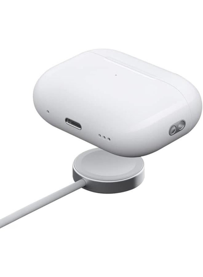 Airbuds Pro 2F In Ear TWS Active Noise Cancellation, Pop-up window and tap function, HIFI clear voice, BT5.2, included in the box are a Silicone case and lanyard - White
