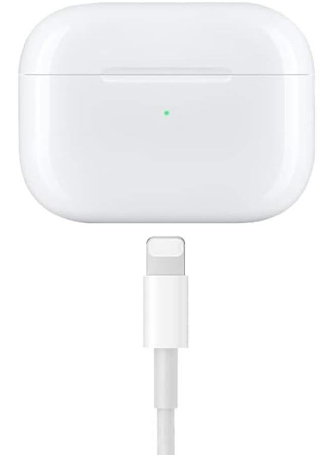 Airbuds Pro 2F In Ear TWS Active Noise Cancellation, Pop-up window and tap function, HIFI clear voice, BT5.2, included in the box are a Silicone case and lanyard - White