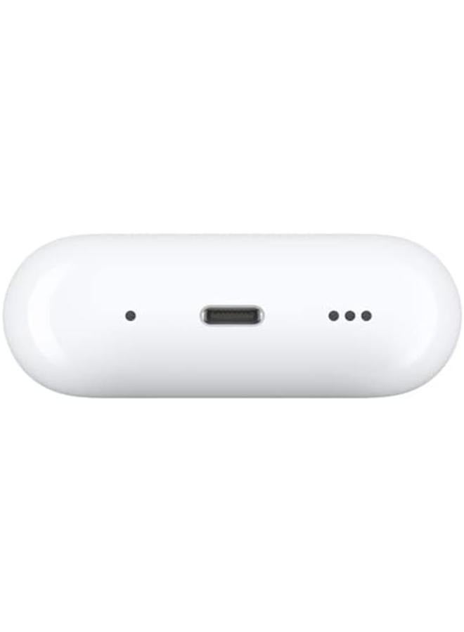 Airbuds Pro 2F In Ear TWS Active Noise Cancellation, Pop-up window and tap function, HIFI clear voice, BT5.2, included in the box are a Silicone case and lanyard - White