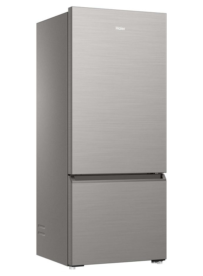 Haier Refrigerator 2-Door , Bottom Mount, Humidity Zone, Super Cool and Super Freezer, Multi-Zone Air, TWIN-Inverter 433 Liter (Net Capacity)- SilverMetal Color - HRF-460BMSM silver - Image 4