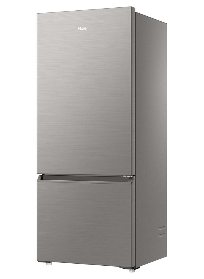 Haier Refrigerator 2-Door , Bottom Mount, Humidity Zone, Super Cool and Super Freezer, Multi-Zone Air, TWIN-Inverter 433 Liter (Net Capacity)- SilverMetal Color - HRF-460BMSM silver - Image 3