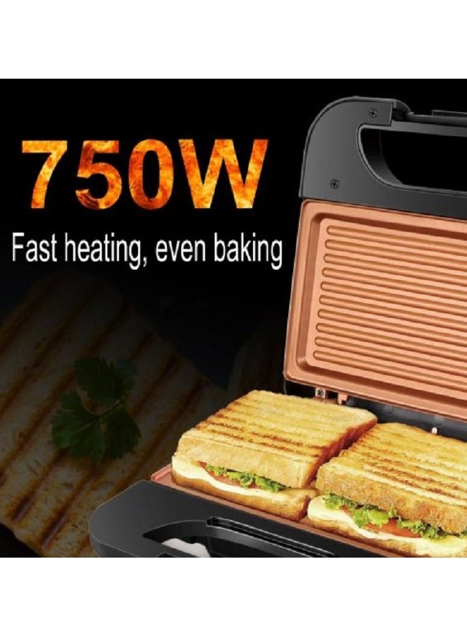 سونفير شواية وصانعة ساندويتشات – 750 واط (SF-6079) - Image 2