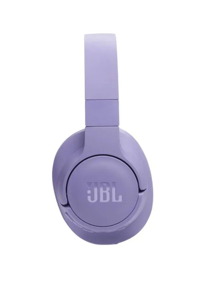 جي بي إل سماعات رأس لاسلكية فوق الأذن JBL Tune 720BT مع صوت بيور باس، بلوتوث 5.3، عمر بطارية يصل إلى 76 ساعة، تصميم خفيف الوزن ومريح وقابل للطي، مكالمات بدون استخدام اليدين مع تقنية الوعي الصوتي، بنفسجي - Image 3
