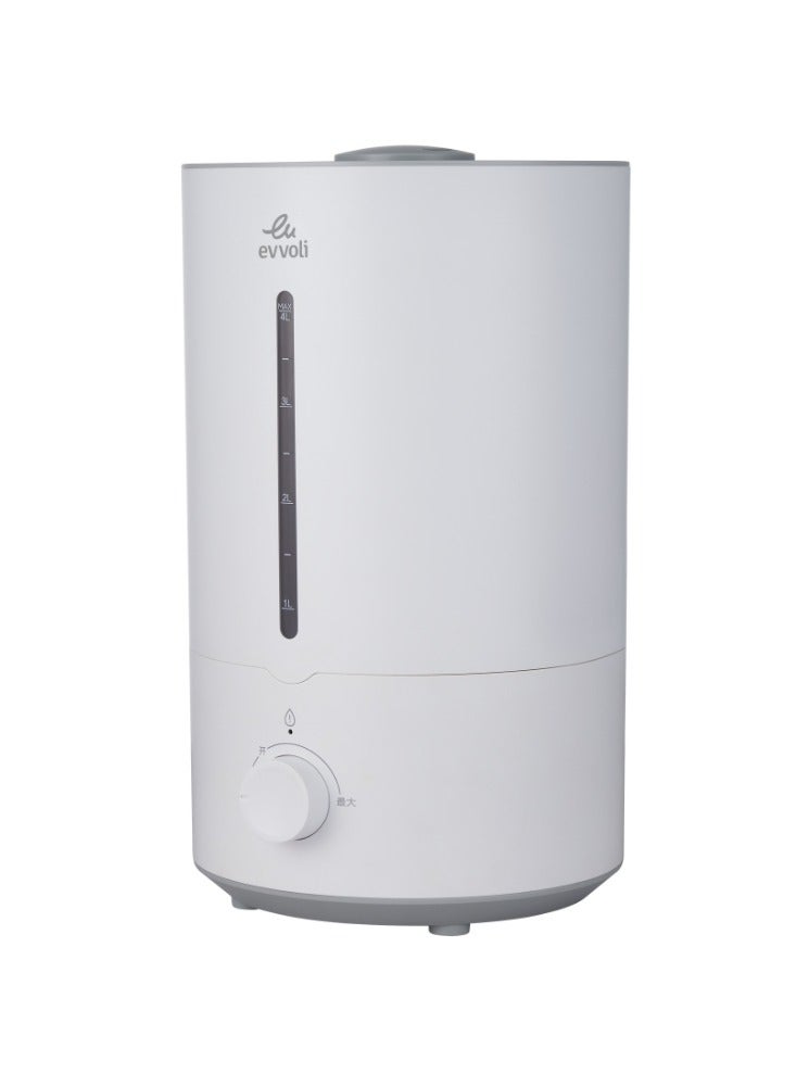 evvoli - 4 Liters Quiet 360° Mist Humidifier with Auto Shut-Off EVHD-40W White - Image 1