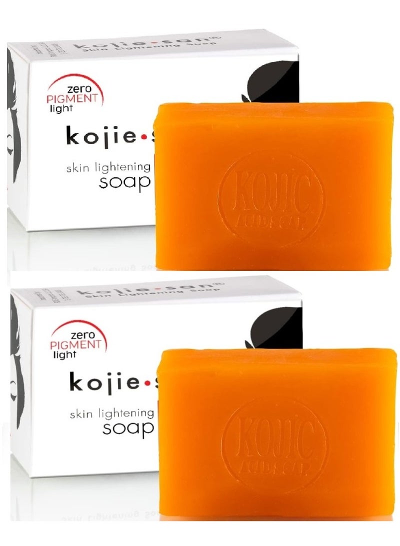 كوجي سان Skin Lightening Soap Classic 2 x Orange 135grams  - Image 1