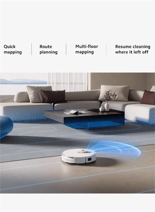 Xiaomi - Robot Vacuum S20+ | 5200mAh battery | 6000Pa suction fan | Voice Control | Supports Mi Home/Alexa/Google App 55 W B108GL | BHR8125EN | BHR8154GB White - Image 1