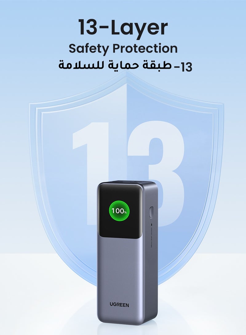 بنك الطاقة إجمالي خرج 200 واط شاحن محمول للكمبيوتر المحمول (90 وات في الساعة) 2C1A حزمة بطارية iPhone مع شاشة عرض ذكية متوافقة مع Macbook Lenovo Dell Huawei iPad iPhone Samsung Xiaomi - pnsku/N70097881V/45/_/1722585687/39726df9-93c8-489b-b3ff-b5eddda8ca3a
