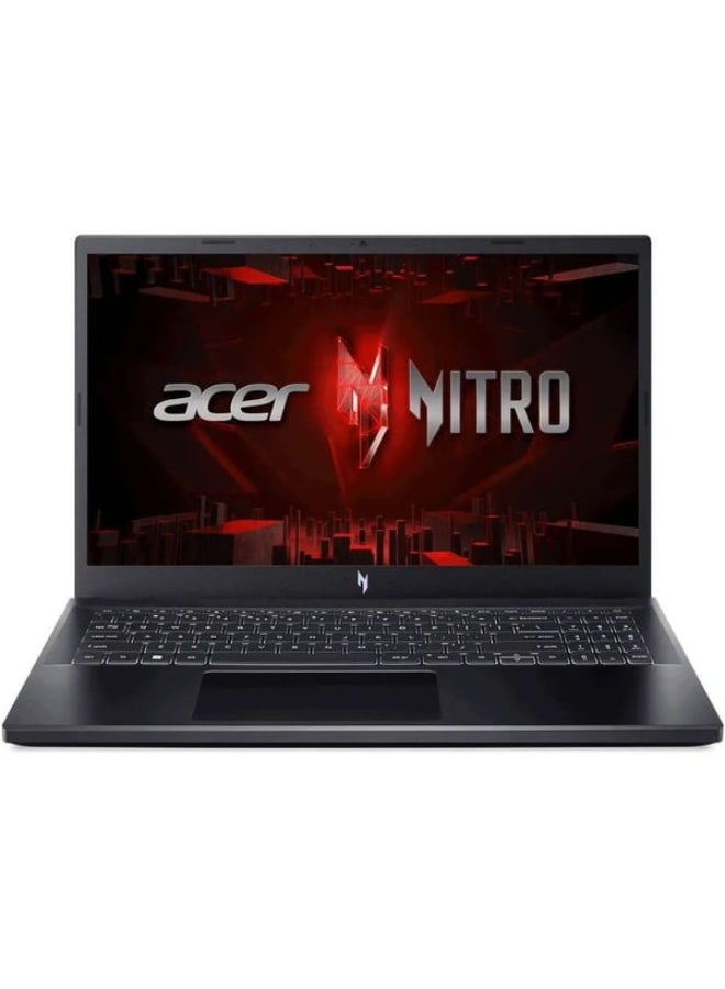 أيسر كمبيوتر محمول Nitro V15 بشاشة مقاس 15.6 بوصة ومعالج Core i5-13420H وذاكرة وصول عشوائي 16 جيجابايت ومحرك أقراص SSD سعة 512 جيجابايت وبطاقة رسومات GeForce RTX 2050 ونظام تشغيل Windows 11 Home - Image 1