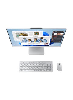Lenovo IdeaCentre AIO With 23.8-Inch Display, Core i5-13420H Processor/8GB RAM/512GB SSD/Integrated Graphics/Windows 11 English/Arabic Cloud Grey  - Image 3