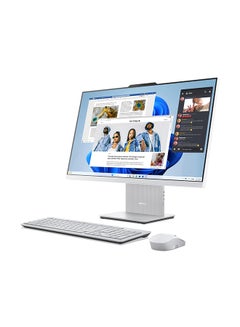 Lenovo IdeaCentre AIO With 23.8-Inch Display, Core i5-13420H Processor/8GB RAM/512GB SSD/Integrated Graphics/Windows 11 English/Arabic Cloud Grey  - Image 2