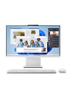 Lenovo IdeaCentre AIO 3 With 23.8-Inch Display, Core i7-13620H Processor/16GB RAM/512GB SSD/Integrated Graphics/Windows 11 English/Arabic Cloud Grey  - Image 1