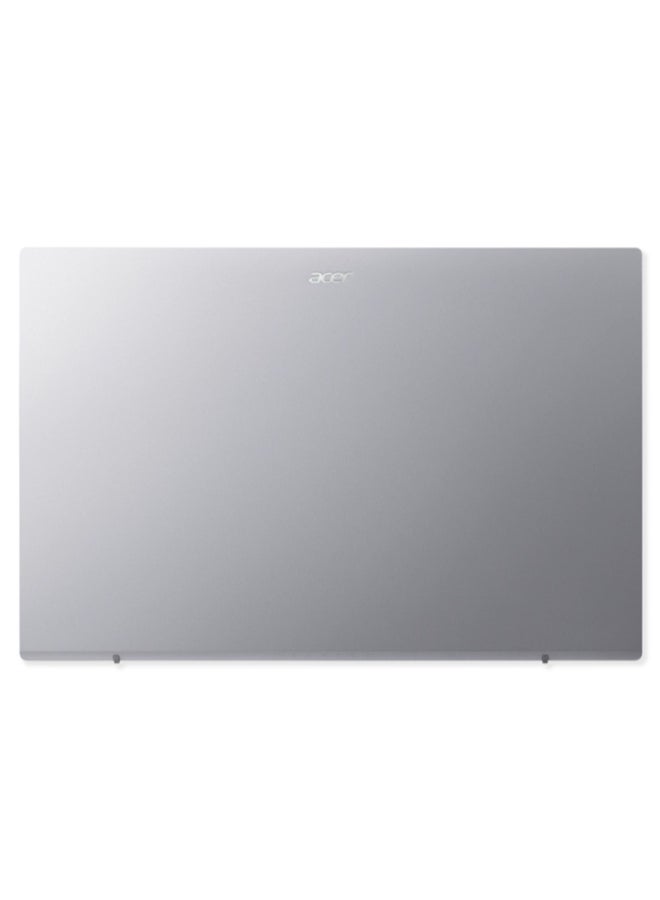 Aspire 3 A315 Laptop With 15.6-Inch Display, Core i5-1235U Processor/8GB RAM/512GB SSD/Intel Iris Xe Graphics/Windows 11 English/Arabic Pure Silver - pnsku/N70097912V/45/_/1722587543/edb102d4-8267-465f-963d-da79008424af