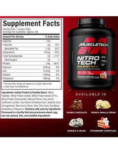 Nitro Tech Whey Gold, Strawberry Short Cake, 5 LB - pnsku/N70097919V/45/_/1722589286/3ec7b690-59fa-4e35-b977-0630fc186c64